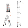 Telescoping A-Frame Aluminum Ladder – 9.5 ft, 330 lb Capacity Telescoping Extension Ladder Vue 2.9m france