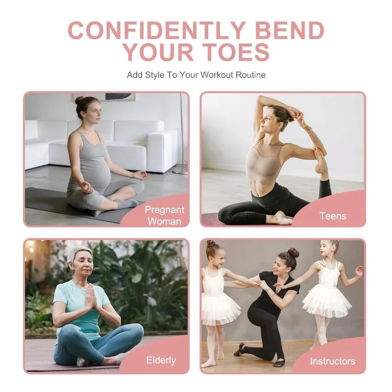 Women's Yoga Socks Summer Five-Toe Invisible Socks Indoor Non-Slip Shock Absorption Fitness Sports Socks Pilates Boat Socks Vue