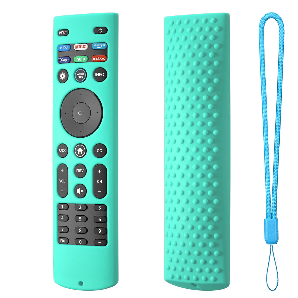 Smart TV for VIZIO XRT140 Remote Control Case Soft Silicone Cover Shockproof Anti-Slip Shell Replacement Smart Remote Control Vue