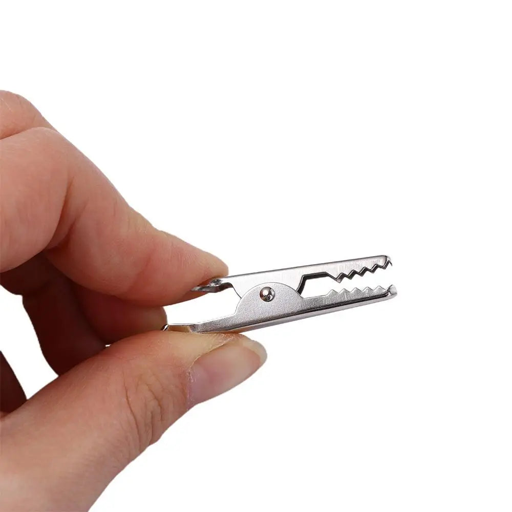 10A 2Pcs for Professional Multimeter For Multimeter Electric Testing Clip Clamp Test Clips Connectors Terminals Alligator Clips Vue