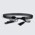 Retro Bohemian Long Tassel Braided Belt Rope Knotted Hollow Pattern