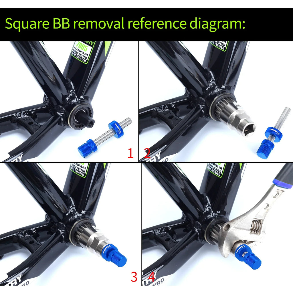 RISK RL215PRO Bike Bicycle Square Spline Axis BB Bottom Bracket Anti
