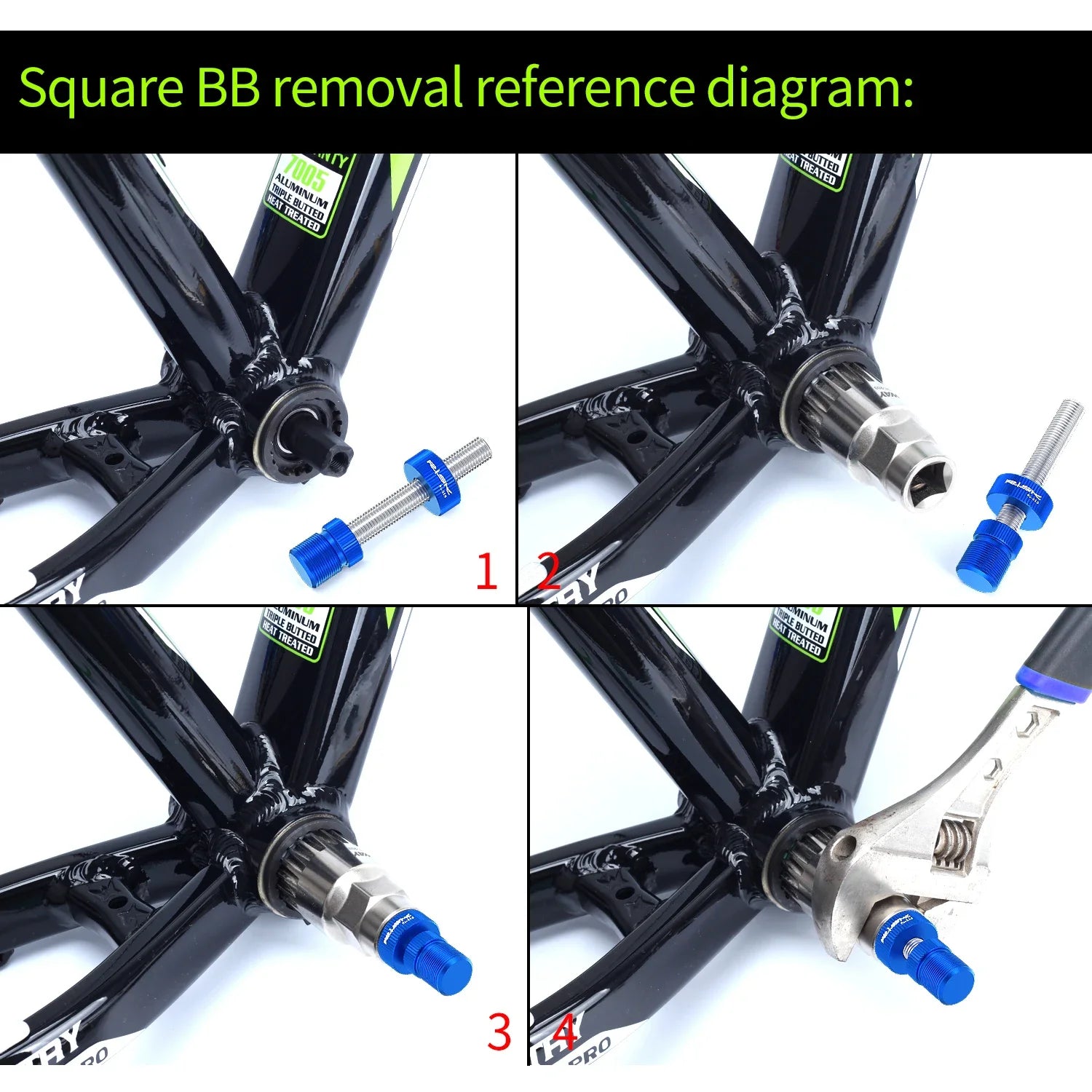 RISK RL215PRO Bike Bicycle Square Spline Axis BB Bottom Bracket Anti