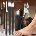 7pcs Modern Stainless Steel Nail Clipper Pedicure Set, Long Handle Eagle Beak Nail Clipper, Men's and Women's Manicure Pedicure Vue 7pcs