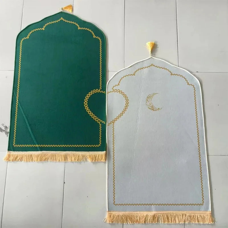 Irregular Flannel Prayer Rug Thick Short Pile Sponge Back Floor Mat Home Altar Meditation Corner Adults Cozy Spiritual Gift Vue