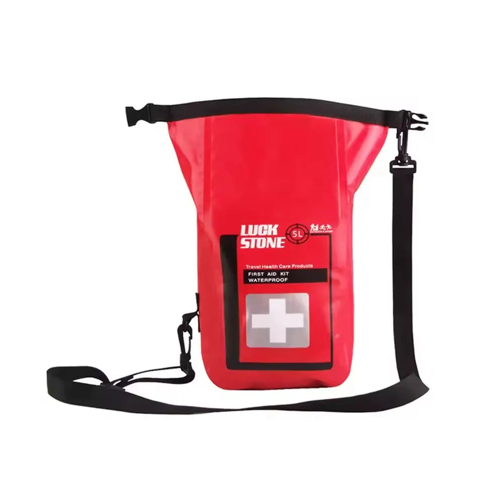 New Portable 5L Waterproof First Aid Bag With Shoulder Strap Outdoor Survival Emergency Kits For Outdoor Camp Hiking Fishing Vue Default Title