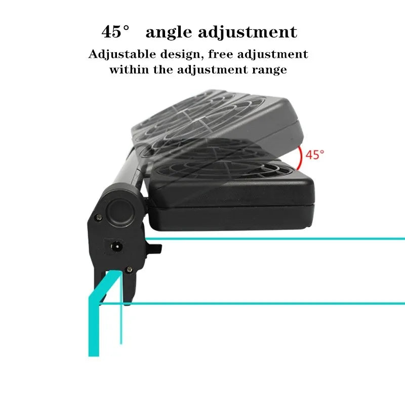 1/2/3/4 Aquarium Fans Chillers Water Temperature Control Fish Tank Cooling Fan System for Salt Fresh Water Marine Tank Pond Vue