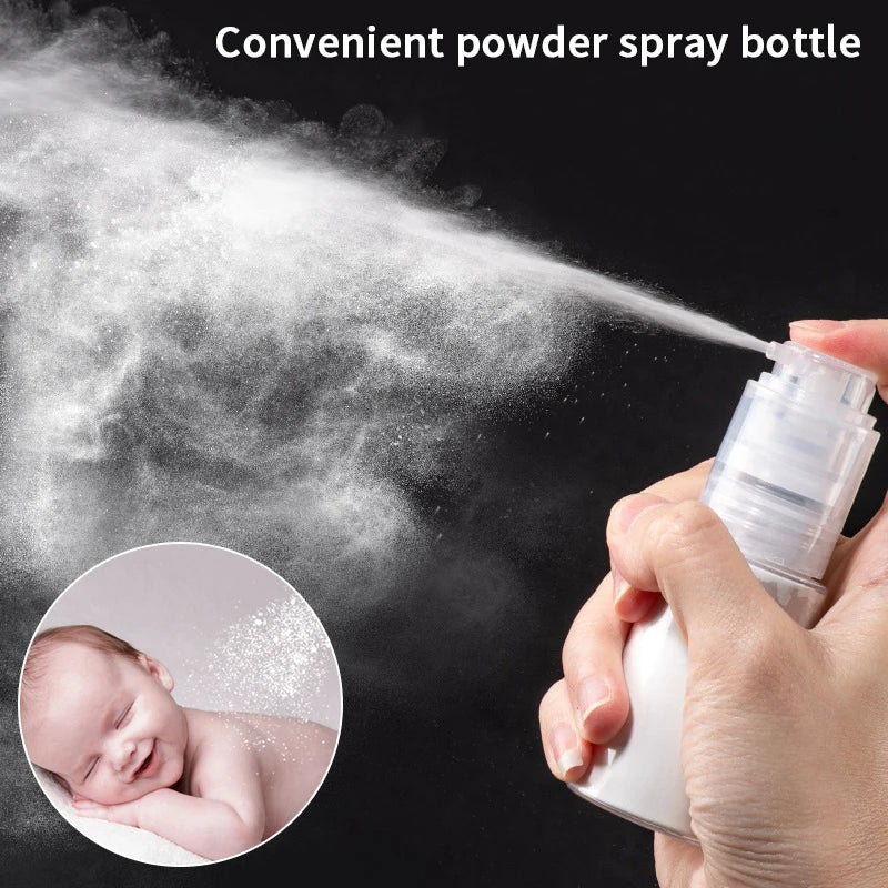 18/60/80/120ml Barber Powder Atomizer Bottle Talcum Spray Lotion Dispenser Travel Salon Container Vue