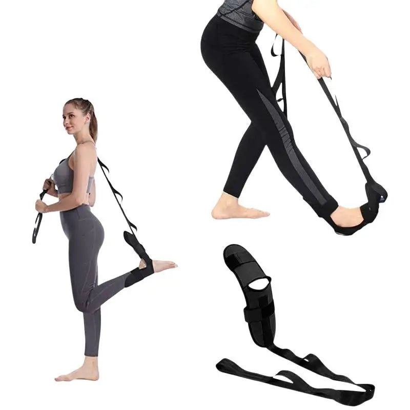 Yoga Leg And Foot Stretching Band - Durable Oxford Fabric Ideal For Pilates & Yoga Universal Use Stretching Aid Flexible Fabric Vue