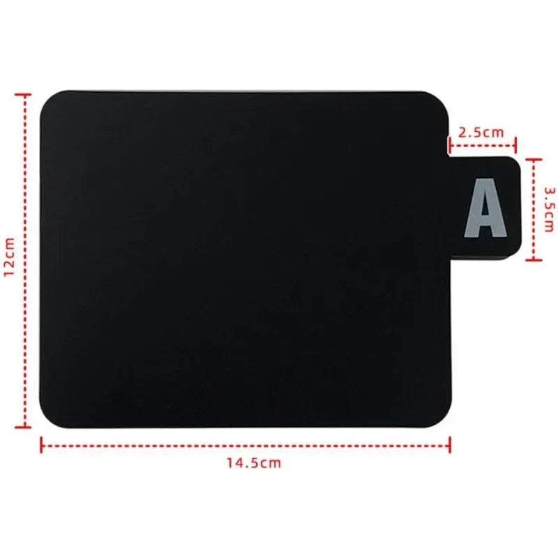 26-piece Set of Black Vinyl Record Dividers, A-Z Letter DVD Dividers, Suitable for Albums, CD Media, Bookshelf Storage Vue