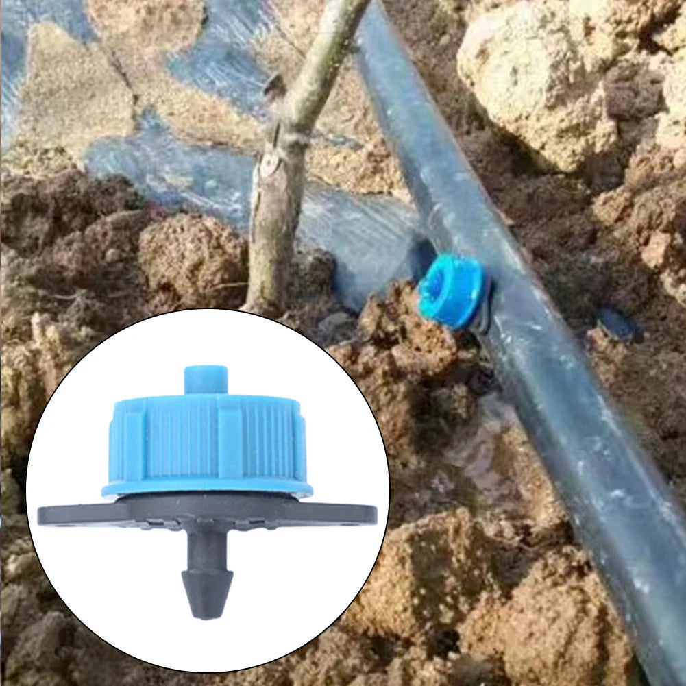 100pcs Pressure Compensating Drip Emitters Micro Connectors 2L/4L/8L Drip Irrigation Emitters for Drip Irrigation Vue