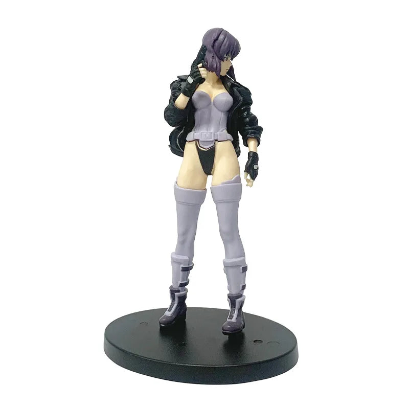 In stock 18cm Anime S.A.C Action Figure Motoko Kusanagi Figure Model Ornament Room PVC Collectible Model Doll Toys Boys Gifts Vue style 1 -no box