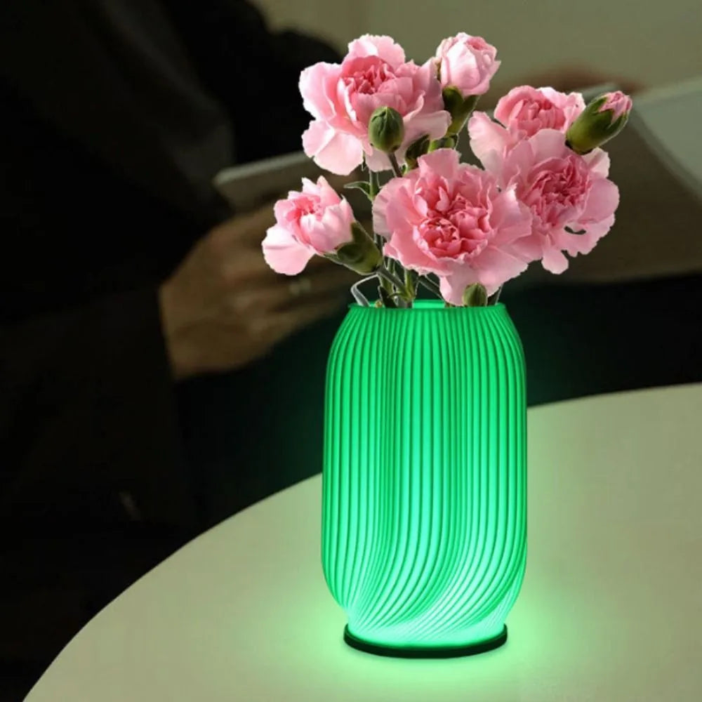 3D Printing LED Desk Lamp Dimmable Minimalist Night Light Adjustable Color Temperature USB Powered Decorative Desk Lamp Vue