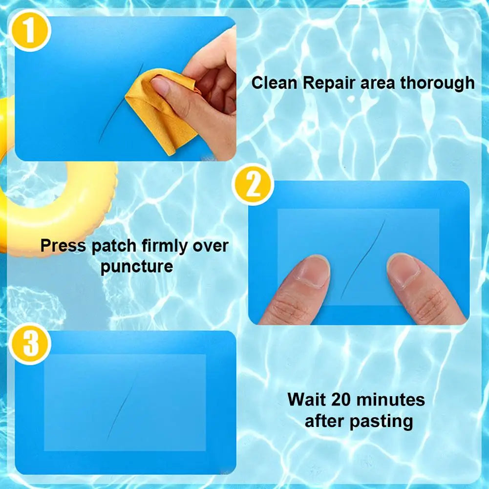 PVC Self-Adhesive Pool Repair Patches for Inflatables 10pk Inflatable Repair Patch Vue China Mainland