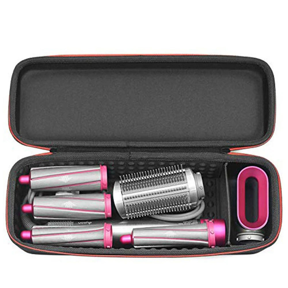 Portable Carry-on Storage Bag Shock-proof Aircurler Storage Bag Hard Travel Case Replacement for Dyson Airwrap Styler Vue