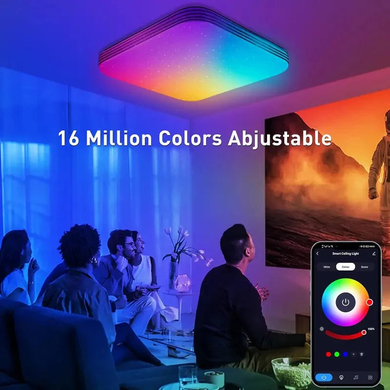 36W RGB Smart LED Ceiling Light 30cm | App & Remote Control Smart LED Ceiling Light Vue