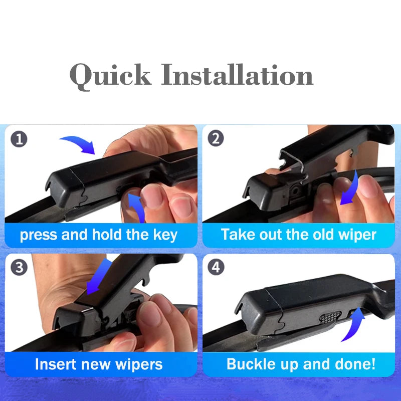 24"+19" For Geely EX5 2024 2025 2026 Proton eMas 7 Car Wiper Blades Rubber Window Front Wipers Brushes Auto Tools Accessories Vue