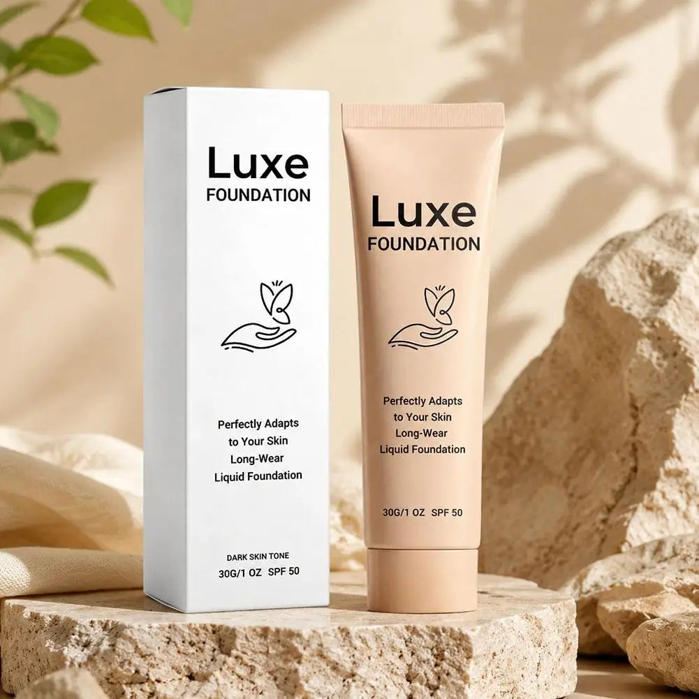 4in1 High Coverage Sunscreen Liquid Foundation 30ml Original Luxe Color Changing Foundation Women Deep Natural Skin Makeup Base Vue