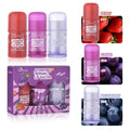 3pcs/set New Fruits Lip Balm Set Moisturizing Nourishing Hydrating Lipstick Kits Lips Oil Moisturizing and Non Greasy Vue B