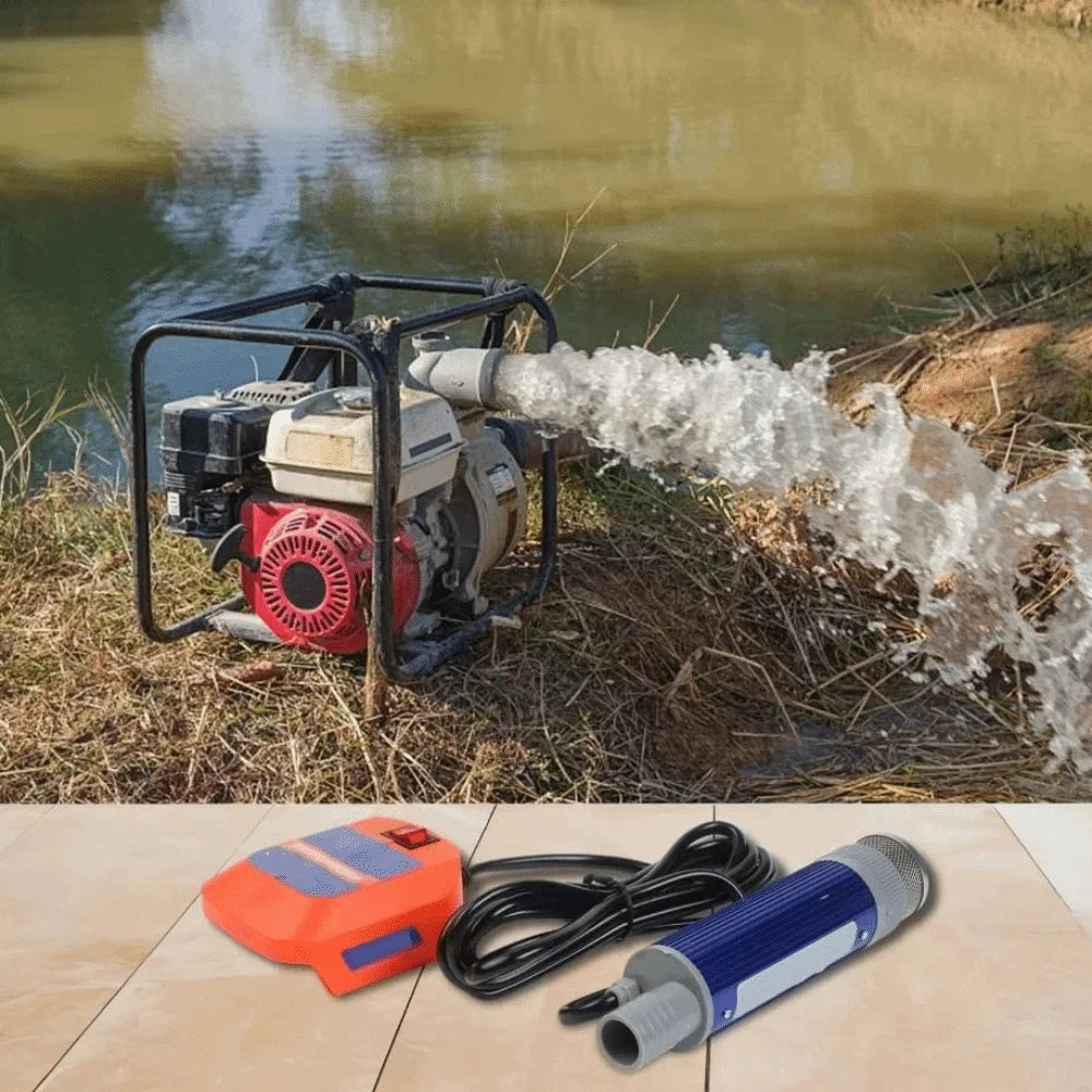 Industrial Lithium Battery Transfer Pump High Flow Rate Self-Priming Cordless Transfer Pump High Capacity 21V Lithium Battery Vue