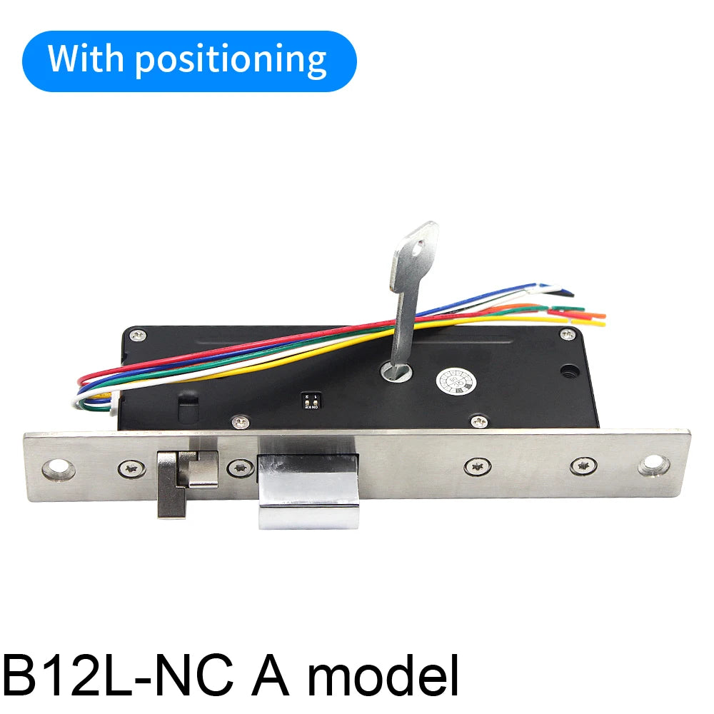 Electric Bolt Lock Fail Secure Silent Electromagnetic Door Access Control System Motor Mortise Lock Normally Open Door Contact Vue A-with-Positioner