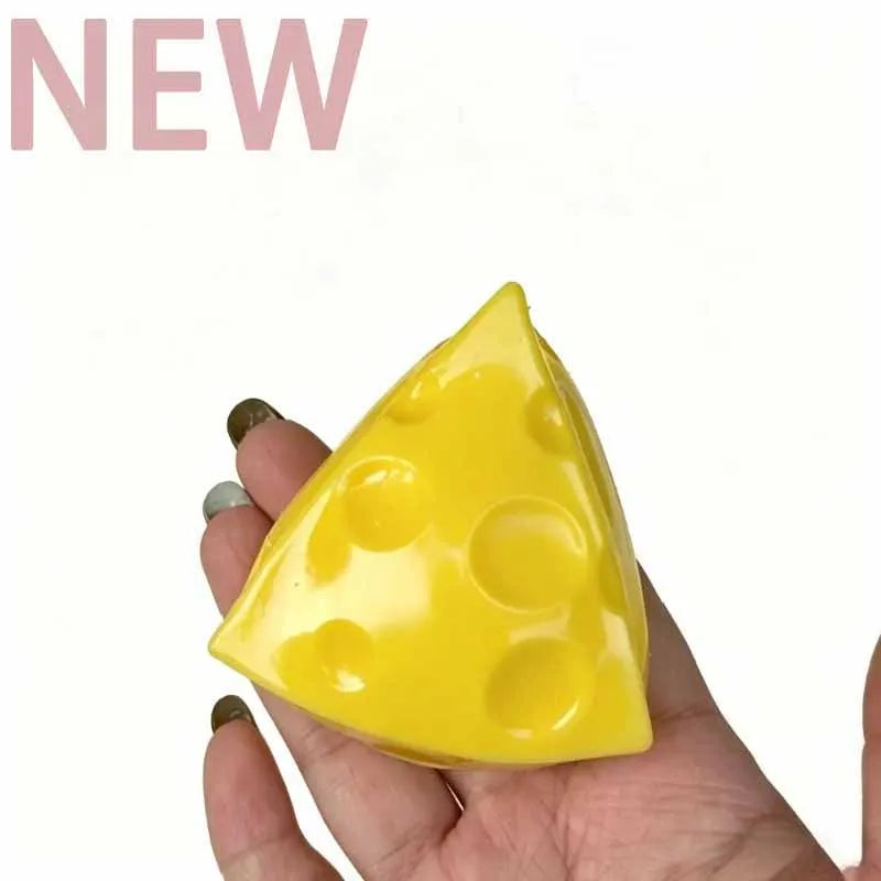 Crunchy Squishy lemon Mango crackle sound Squeeze Toy Crispy Cheese Fidget Squishy Toy Handmade Blocks Filled ASMR for Adult Vue 1pcs