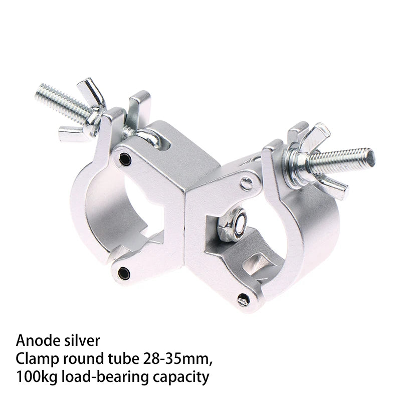 1 Psc Aluminium Truss Clamps 28-32mm Tube O Hook Stage Lighting Mount Bracket Fast Lock Lighting Clamp Vue A7