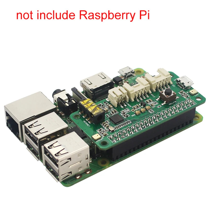 Hot-Respeaker 2-Mics Pi Hat For Raspberry Pi 4 Model B Voice Module Dual Microphone Array For Raspberry Pi Zero 3B Vue