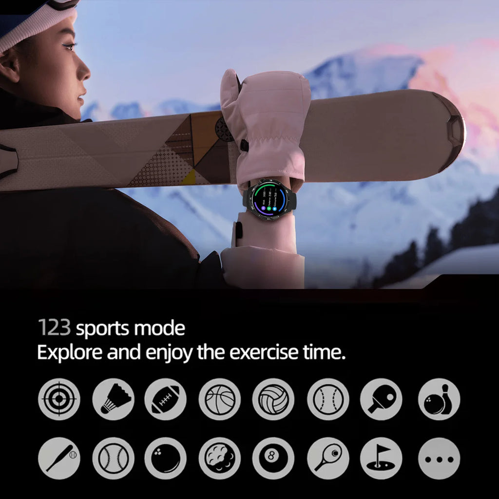 Smart Watch 2026 1.50 inch HD Screen Bluetooth Call Message Reminder Life WaterProof Multi-Sport Mode Men Women Perfect Gift Vue