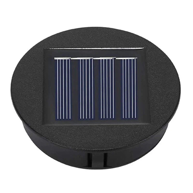 Solar Panel with LED Lantern Light Lid Solar Lights Top Replacement Part for Outdoor Hanging Lanterns DIY Table Lights Decor Vue 1 PCS