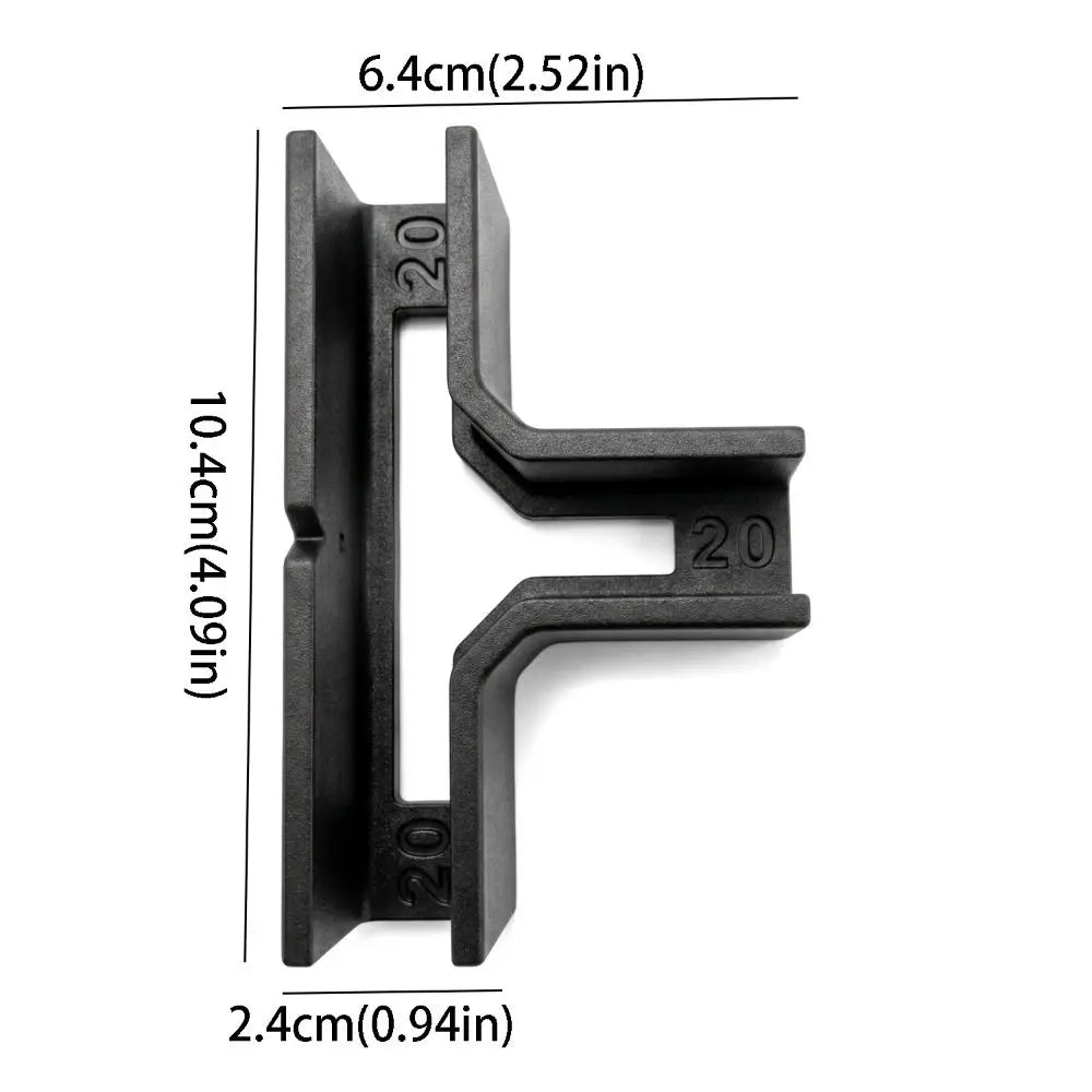 Thickened Wooden T-Shaped Bracket Durable Tool-Free Right Angle Bracket Easy Install Quick Installation Reinforced Cabinet Vue