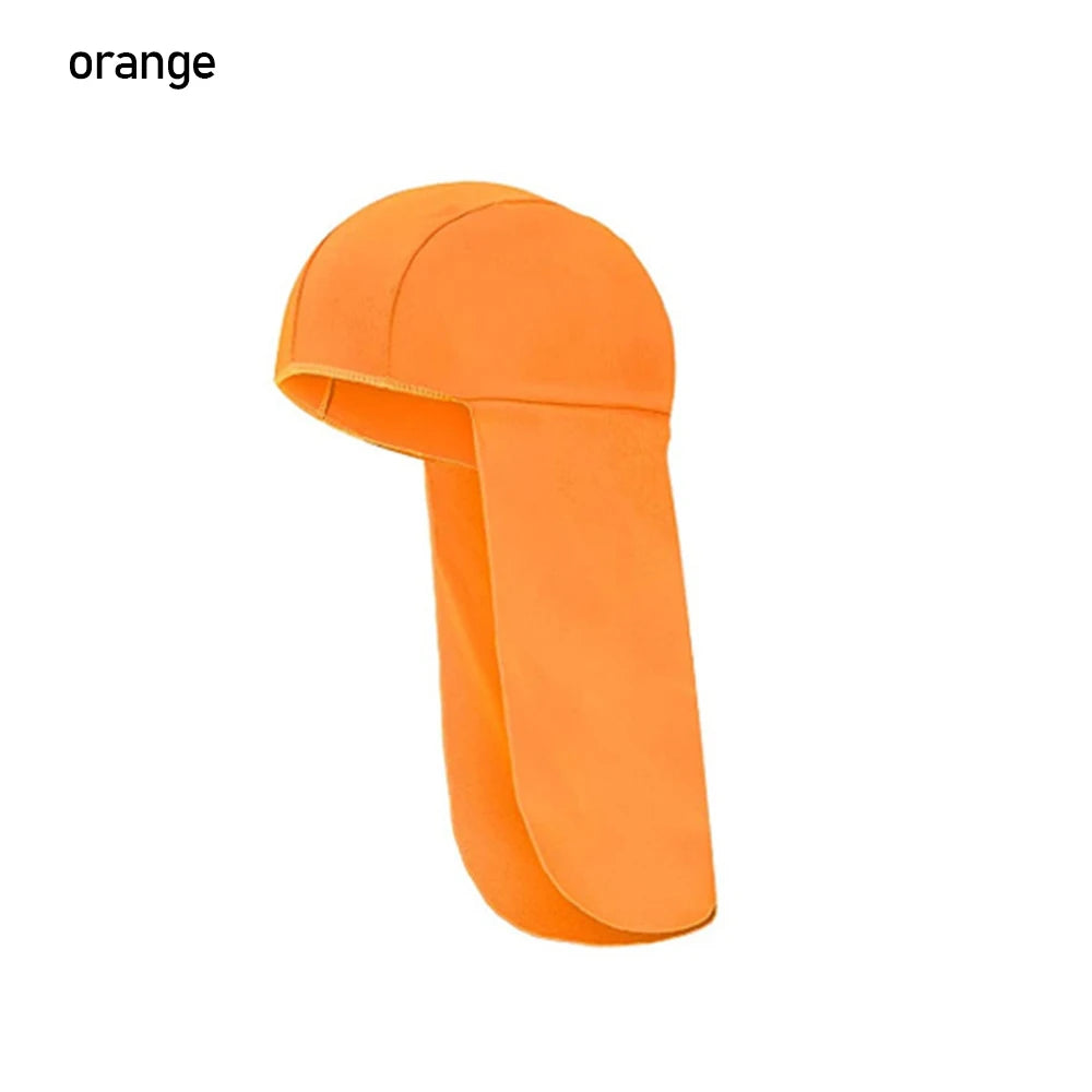 Cycling Neck Shield Protector Hard Hat Cooling Cap Sun Shade UV Vue orange