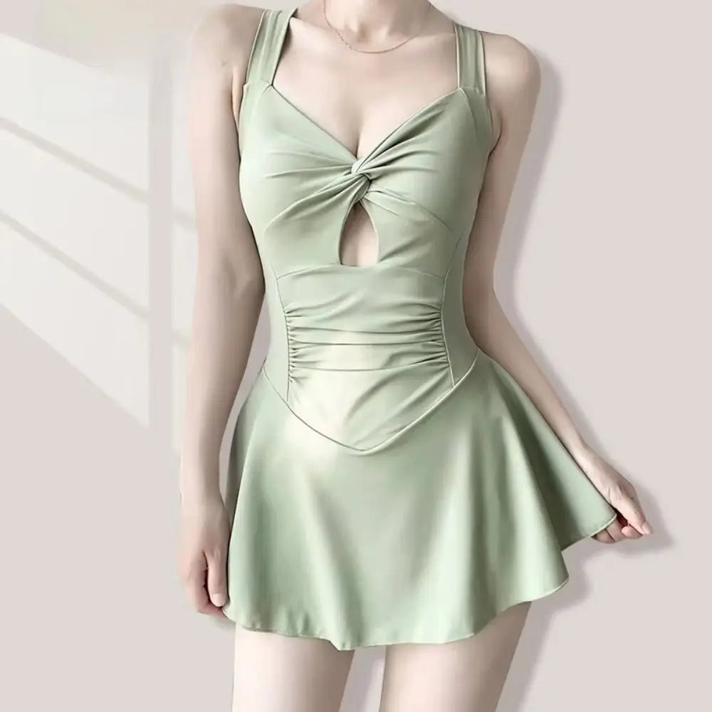High Waist Women Beach Wear Swim Skirt Swim Suit Waterproof Beach Swimwear Sun Protection Pretty Summer Beach Dress Surfing Vue
