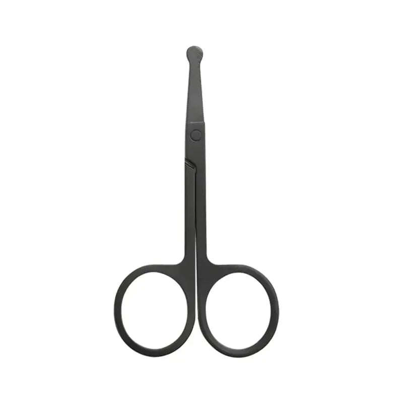 Eyebrow Scissors with Comb, KAJUDA Facial Hair Small Grooming Scissors For Men Women - Eyebrow Trimmer Scissor for Eyebrows, Nos Vue Round