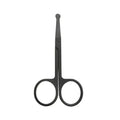 Eyebrow Scissors with Comb, KAJUDA Facial Hair Small Grooming Scissors For Men Women - Eyebrow Trimmer Scissor for Eyebrows, Nos Vue Round
