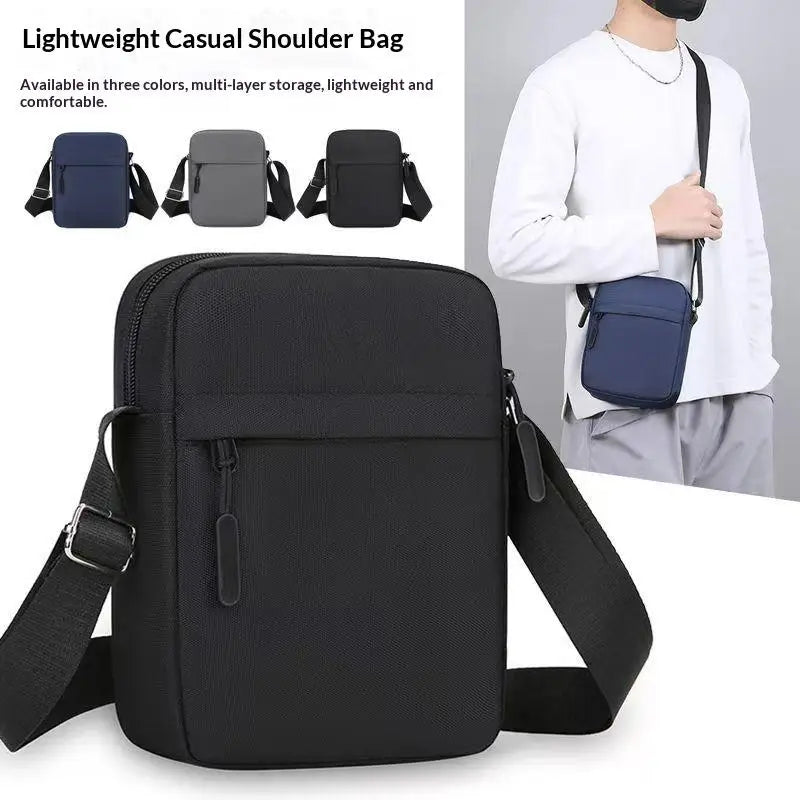 Men's Women's Single-shoulder Bags Crossbody Solid-colored Small