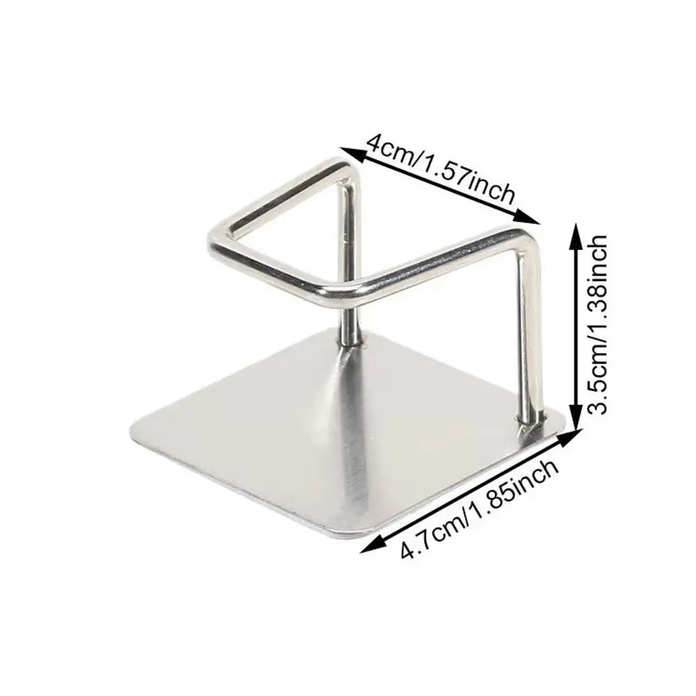 8 Pieces Adhesive Bathroom Scale Holder Storage Rack Weight Bracket for Kitchen Home Apartment Dormitory Shower Office Vue 8 pieces