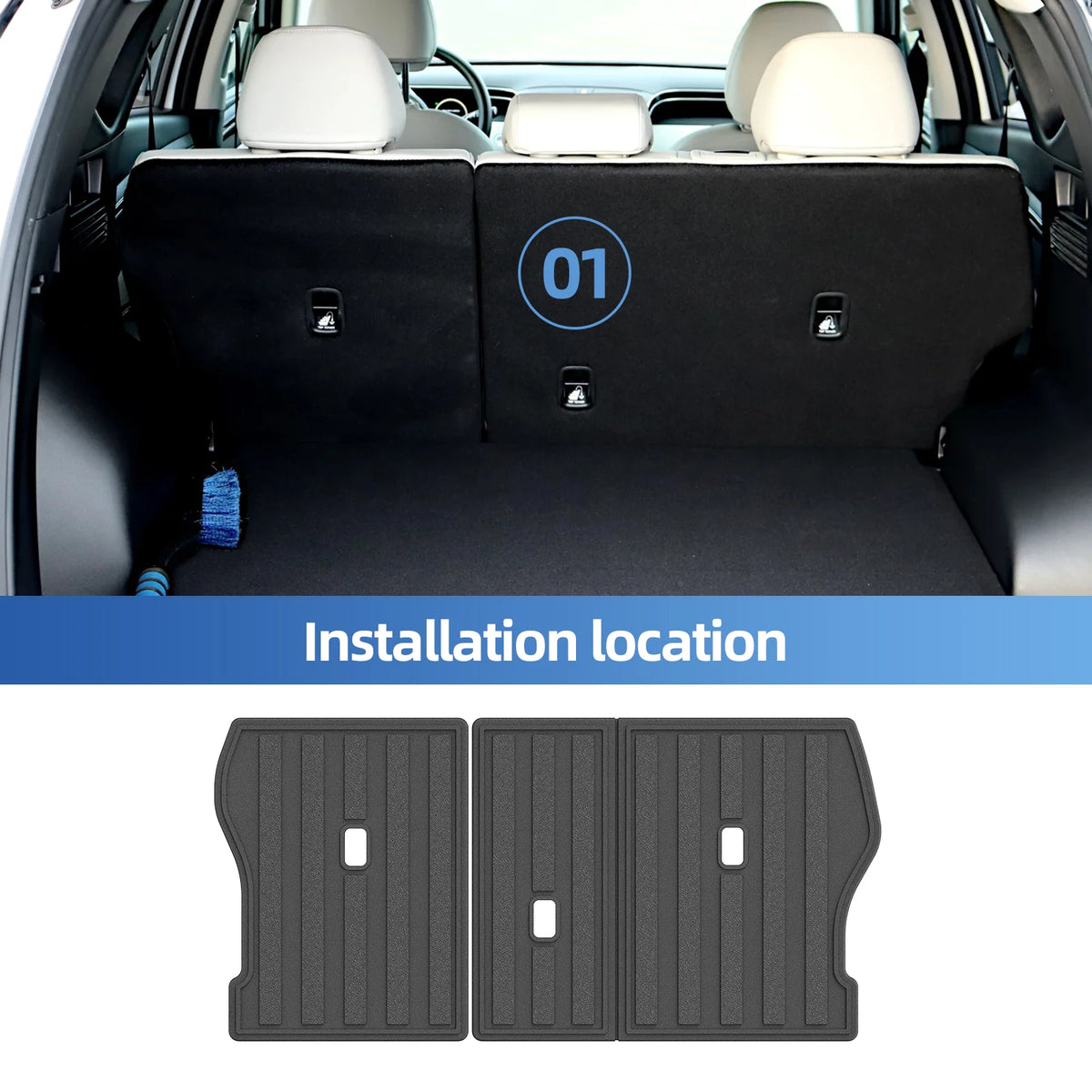 Smabee Left Drive for Hyundai Tucson NX4 Hybrid 2022-2026 Car All-weather Floor Mats Cargo Liner Trunk Pad TPE Accessories Vue