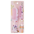 Hair Comb 2Pcs For Girls Hair Comb Cartoon Baby Child Kids Set Cute Portable Anti-Static Plastic Hairdressing Comb Hairdressing Vue B234 Purple Unicorn