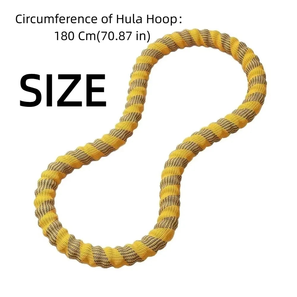 Portable Fat Burning Sports Hoop Foldable Soft Spring Spring Tube Yoga Circle Slimming Belly Durable Yoga Fitness Hoops Vue