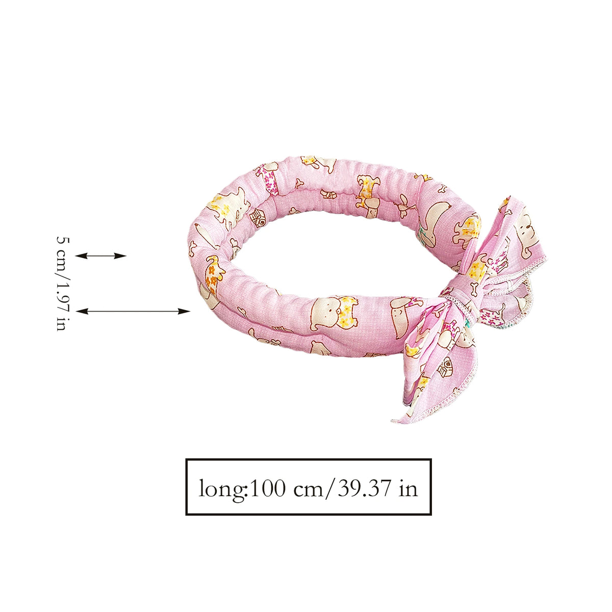Pet Cooling Ice Scarf Cool Ice Breathable Towel Heatstroke Dogs Cats Ice Collar Cat Adjustable Collar Bibpet Supplies Vue Pink