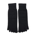 Solid Color Breathable Sweat Absorption Cotton No Show Socks Toe Socks Ankle Socks Men'S Split Toe Sock Five Fingers Socks Vue Black XS（old）
