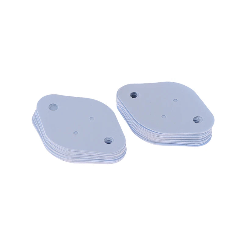 40pcs TO-3 Mica Insulation Pads Heat Resistant Silicone Mica Sheet Insulation Washers for Transistor Cooling Vue