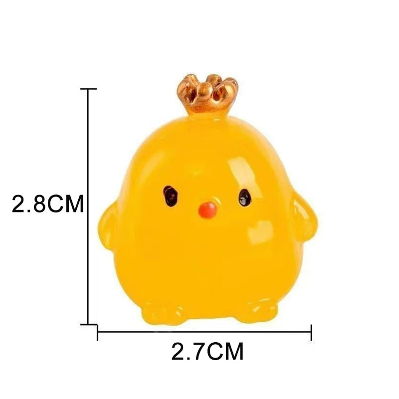 6PCS Driving Assistance Signs Luminous Chicken Safety Points Inside The Car ,Car Point Marking, Car Center Console Decoration Vue