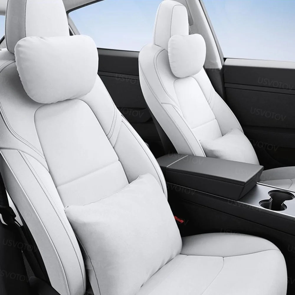 Comfortable Headrest Neck Pillow Support For Tesla Model 3 Y S X YL Genesis Hyundai Tucson Grandeur Avante Kia BMW Mercedes Benz Vue
