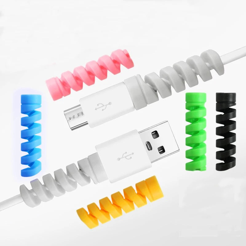 vvocci Charging Data Cable USB Charger ProtectorFor Mouse Earphone Cord Protective Sleeve Holder Ties Management Wire Organize Vue