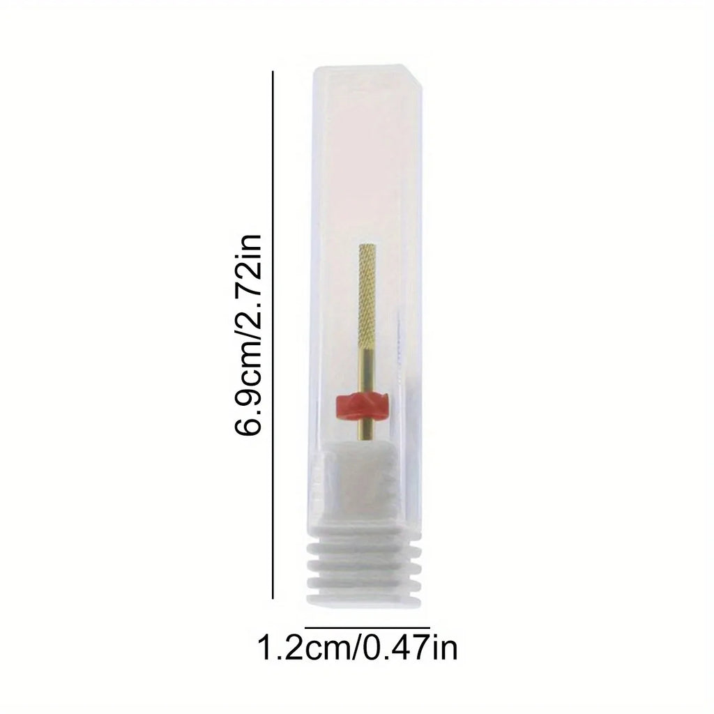 1/2PCS Silver Gold Professional Carbide Nail Drill Bits Cuticle Drill Bits Electric Cuticle Remover For Nail Cleaning Manicure Vue