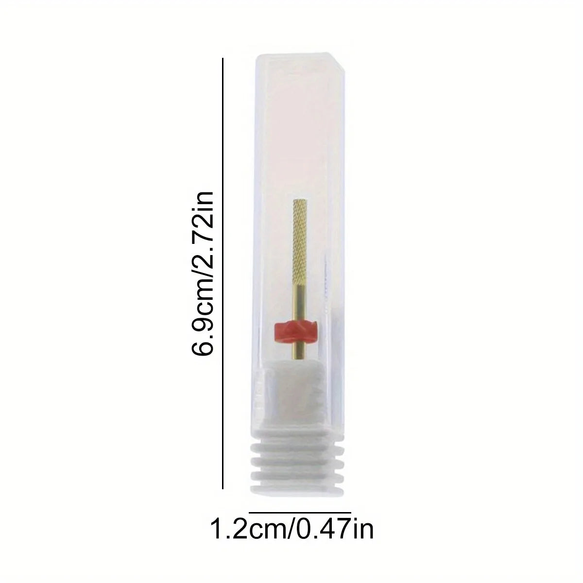 1/2PCS Silver Gold Professional Carbide Nail Drill Bits Cuticle Drill Bits Electric Cuticle Remover For Nail Cleaning Manicure Vue