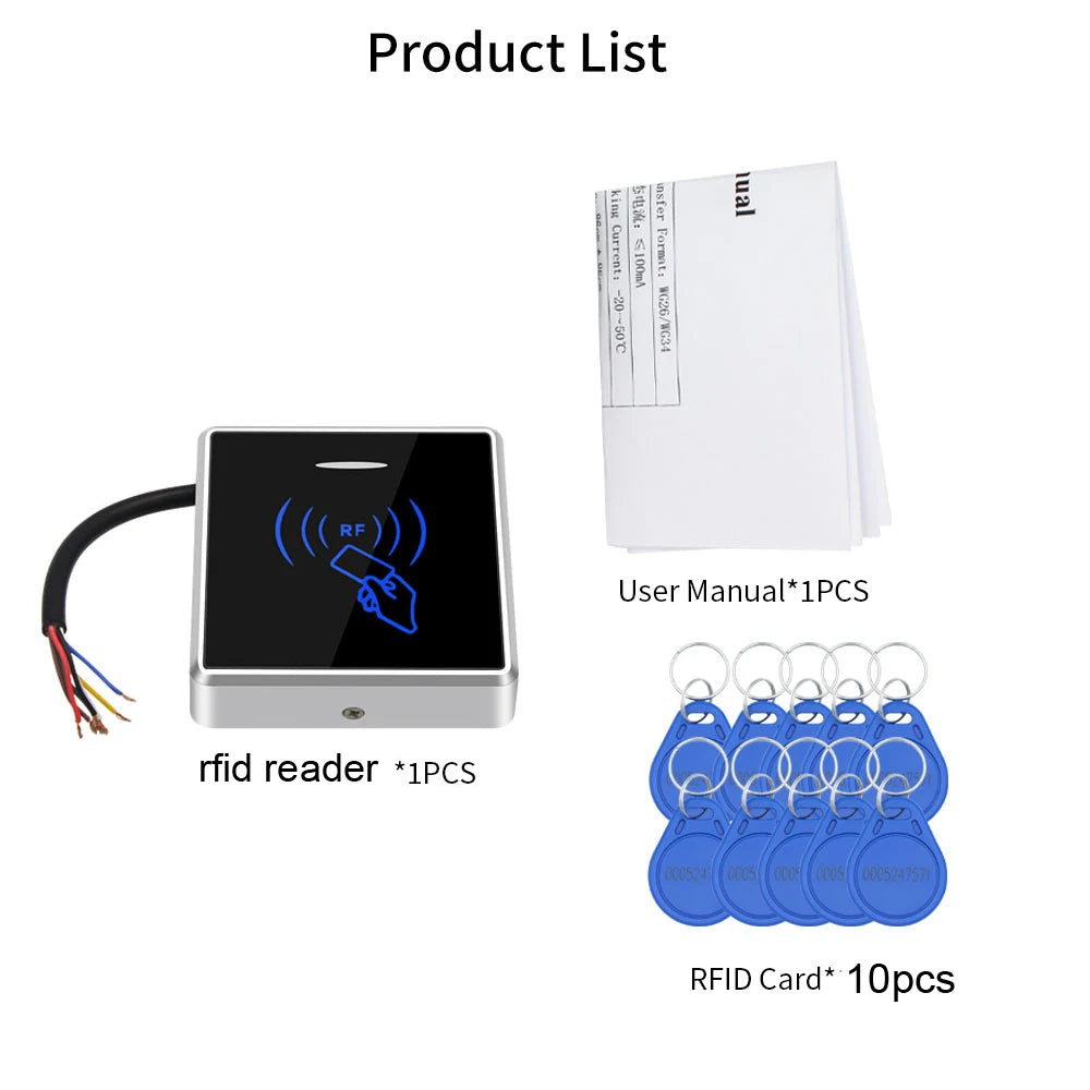 Anti Copy Encryption Rfid Card Anti Duplication Access Control Reader Anti-copy RFID Card Wiegand Output Card Reader No Relay Vue