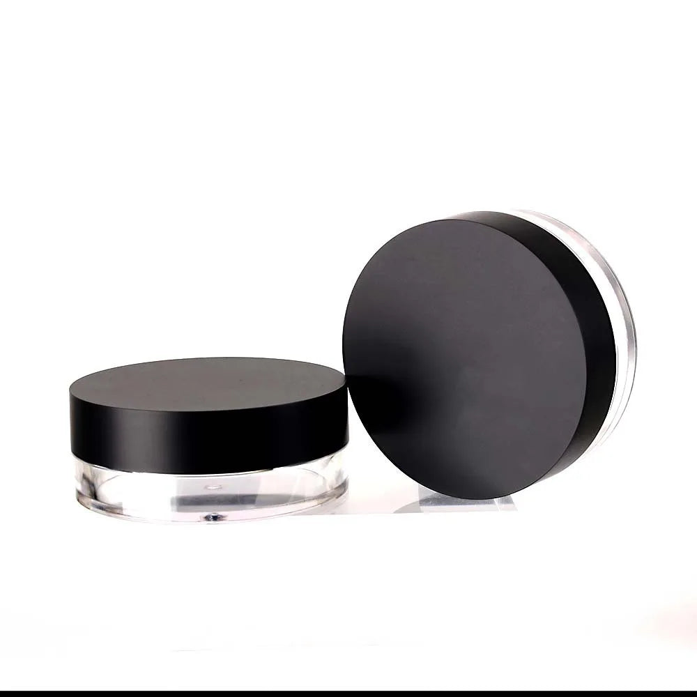 20g Makeup Powder Jar Empty Plastic Refillable Cosmetic Bottle Transparent Storage Container Travel Custom Logo 30pcs Wholesale Vue
